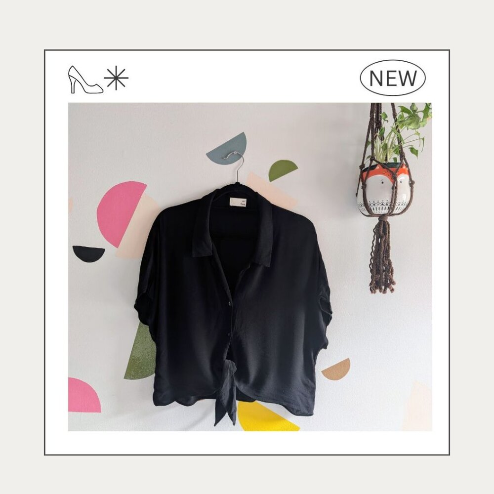 Wilfred Crop Tie Blouse